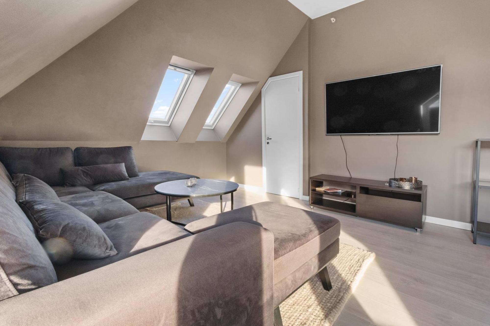 Penthouse Apartment In Bergen Bagian luar foto
