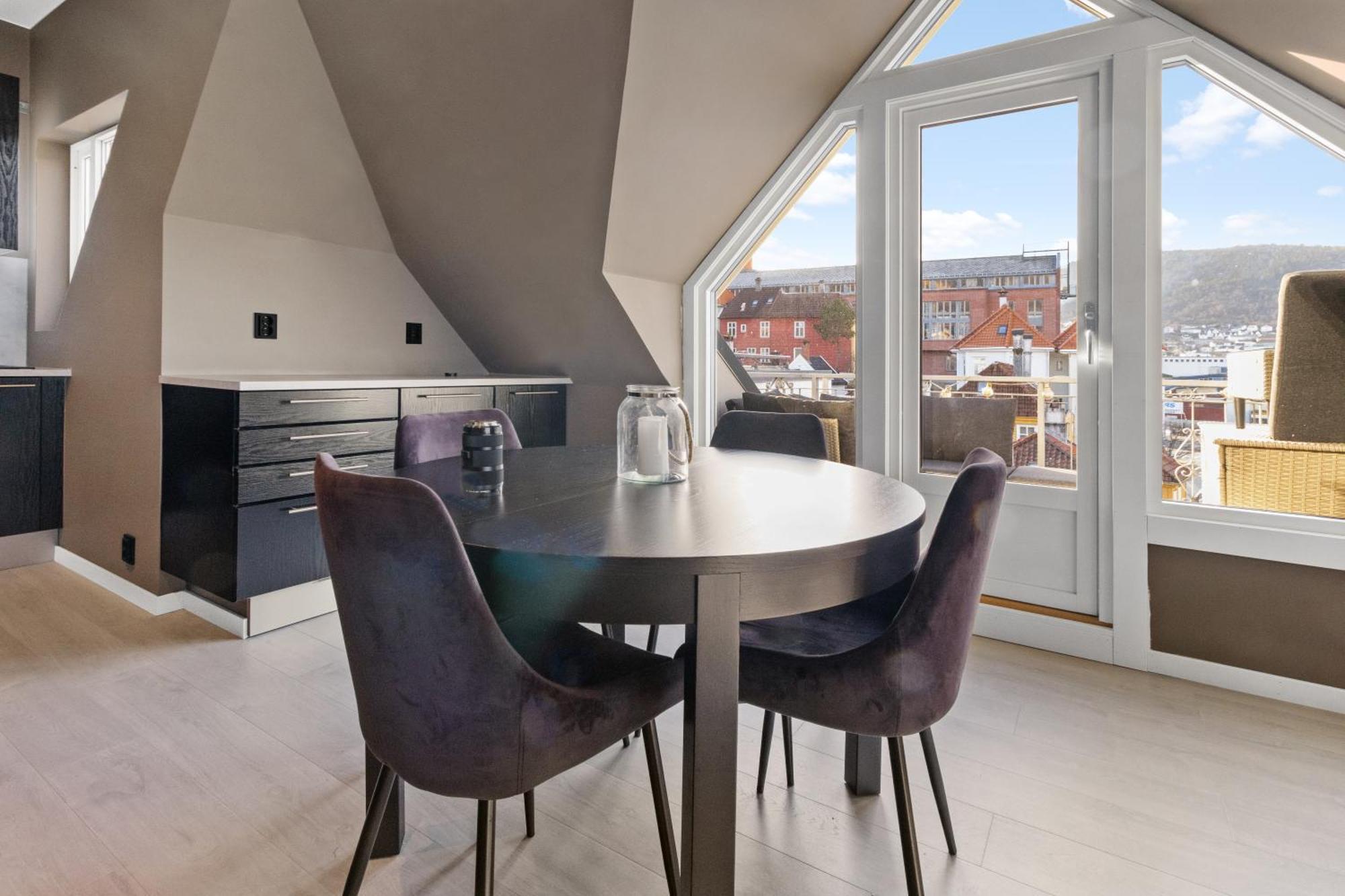 Penthouse Apartment In Bergen Bagian luar foto