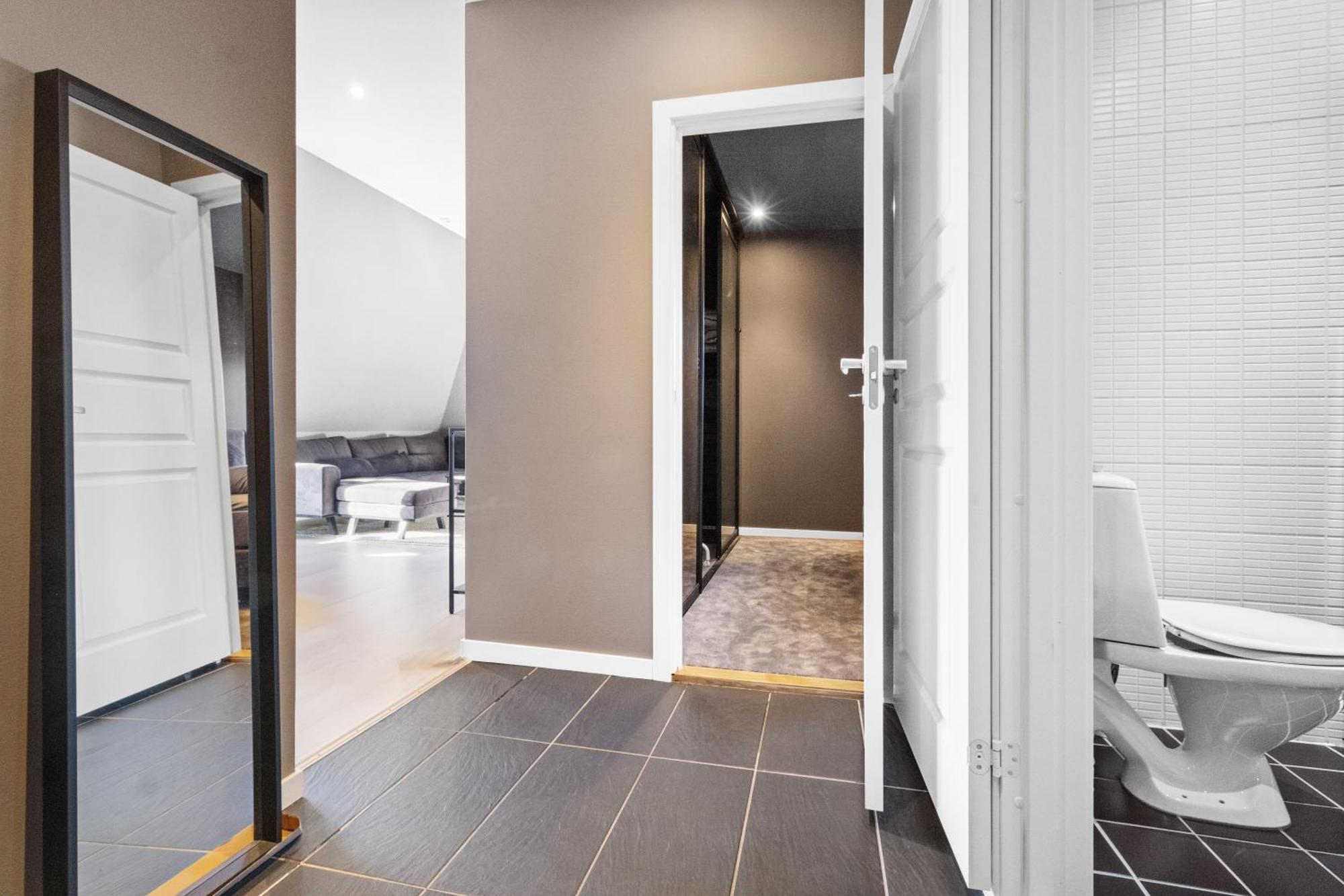 Penthouse Apartment In Bergen Bagian luar foto