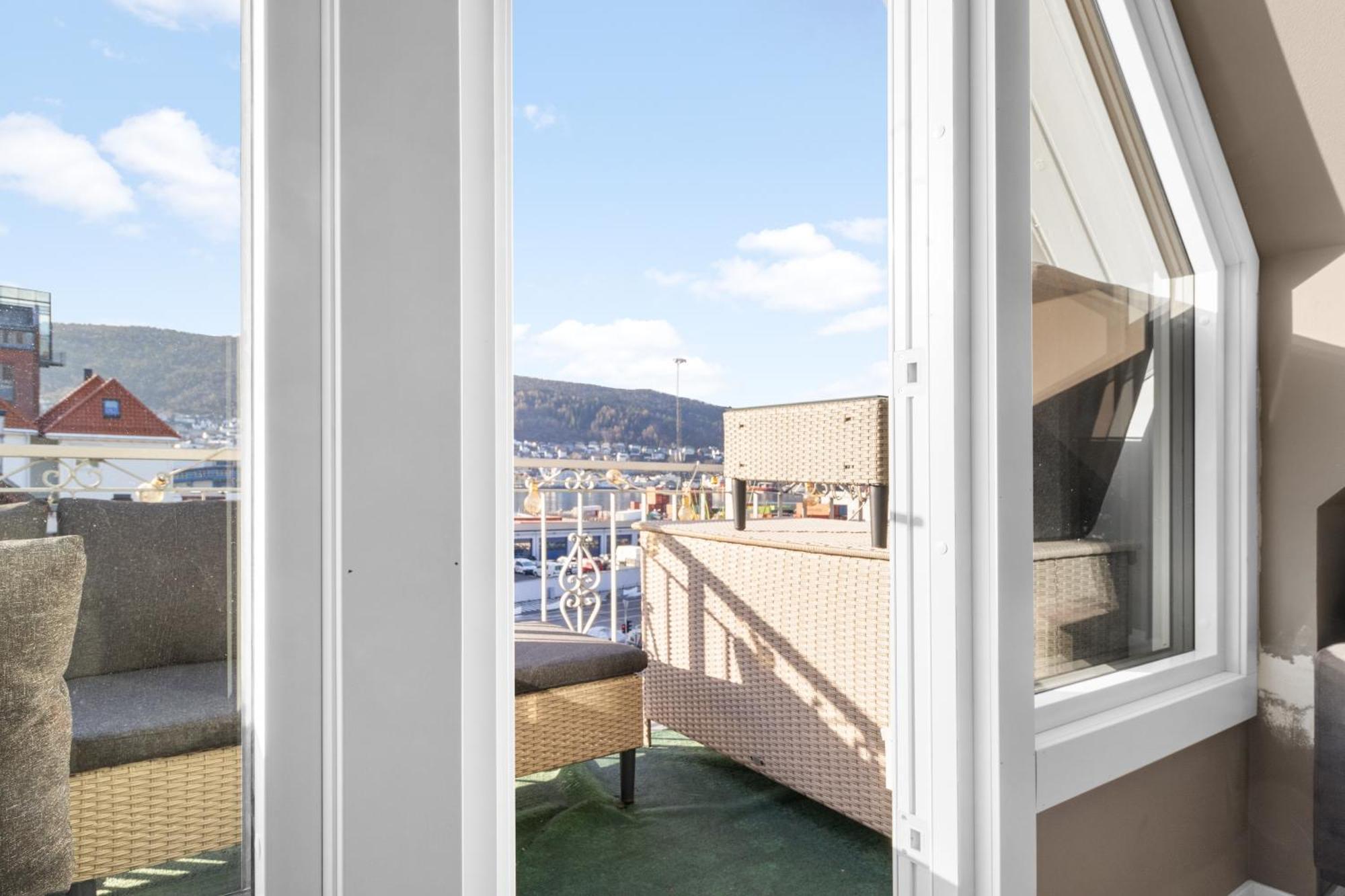 Penthouse Apartment In Bergen Bagian luar foto